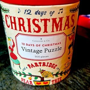 Cavallini & Co puzzle 13 Days of Christmas